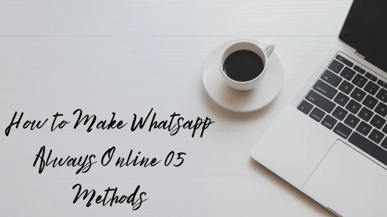 How to make whatsapp always online